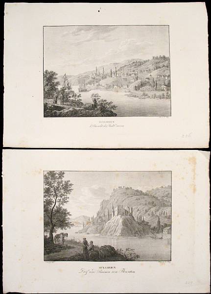 Appraisal: Plates Eastern Europe etc Group of lithographic views of Turkey