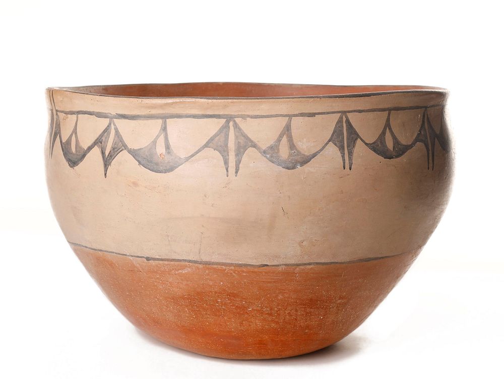 Appraisal: Cochiti Dough Bowl ca Cochiti Dough Bowl ca clay pigment