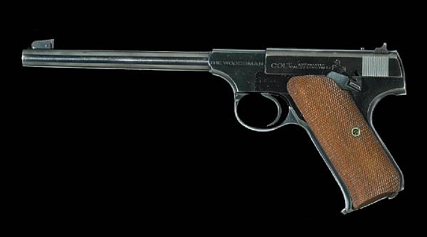 Appraisal: A pre-war Colt Woodsman Target semi-automatic pistol Serial no for