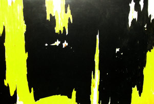 Appraisal: After Clyfford Still American - - Abstract composition reproduction printed