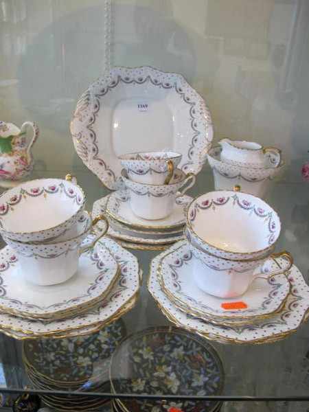 Appraisal: ROYAL STAFFORDSHIRE TEA SET FOR SIX