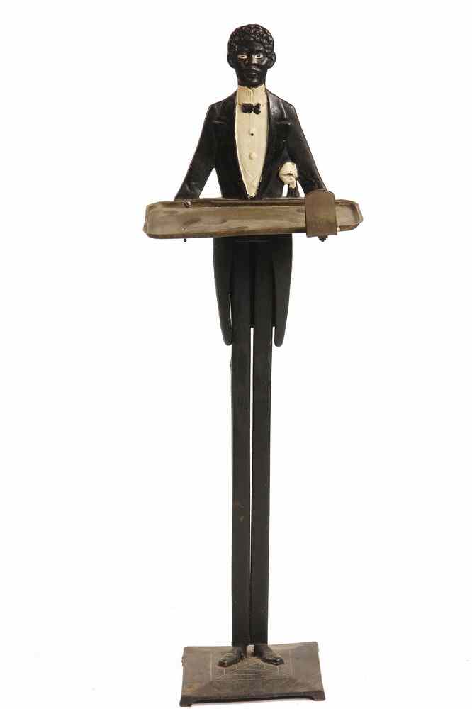 Appraisal: BLACK AMERICANA SMOKING STAND - Figural Smoking Stand in the