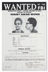 Appraisal: BLACK PANTHERS BROWN H RAP WANTED by the FBI for