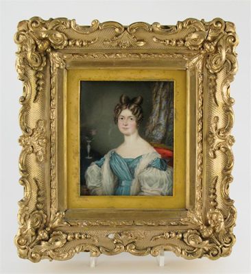 Appraisal: Bishoff of Ipswitch th Century Portrait of Miss Louisa Bishoff