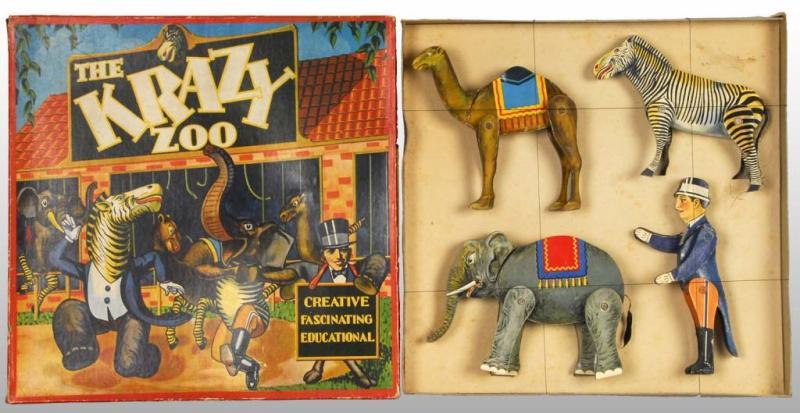 Appraisal: Maxcy-Barton Krazy Zoo Toy Description Toy contains three interchangeable animals