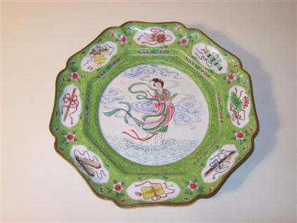 Appraisal: Chinese Canton enamel dishcanton th century