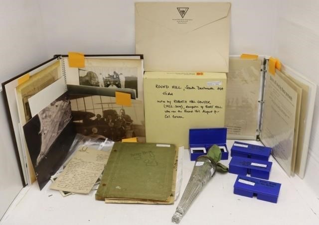 Appraisal: EPHEMERA AND MEMORABILIA RELATED TO ROUND HILLAND COLONEL GREEN SOUTH