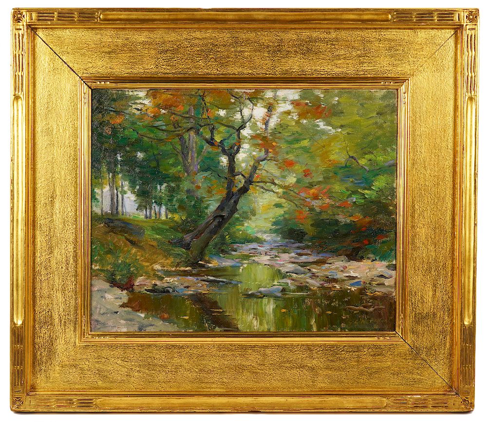 Appraisal: George Laurence Nelson 'Landscape in Fall' George Laurence Nelson U