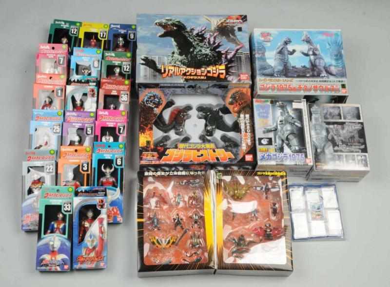 Appraisal: Lot of Boxed Godzilla Ultraman Action Figures Description Twenty plus