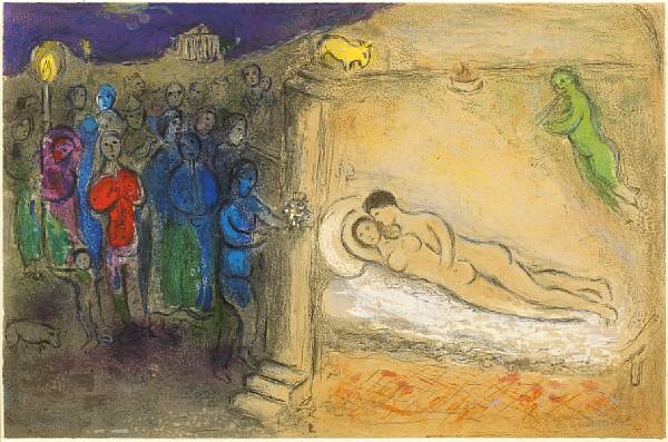 Appraisal: Marc Chagall Russian French - Hymen from Daphnis and Chlo