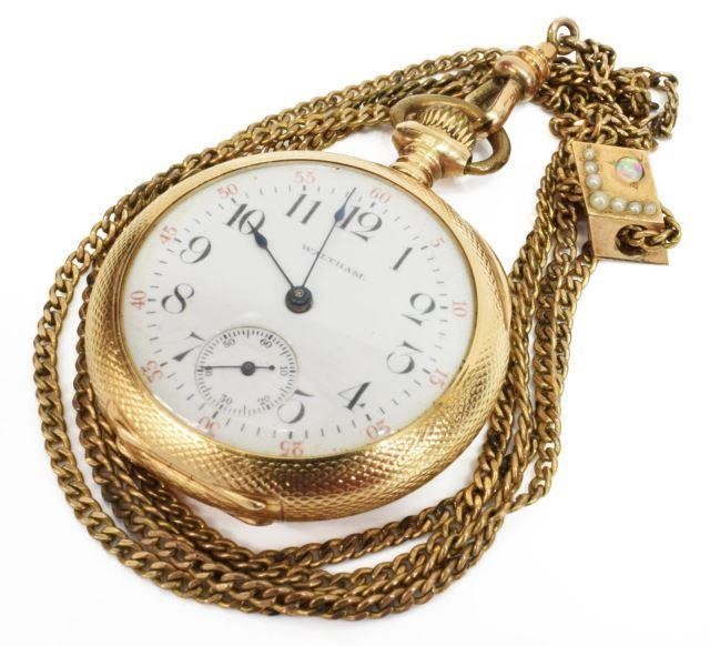 Appraisal: Ladies American Waltham Co pocket watch SN manufactured housed in