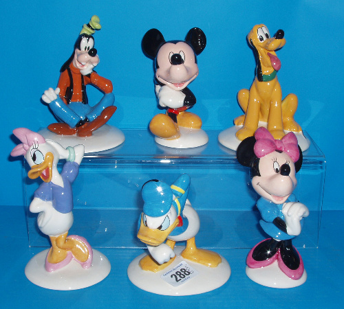 Appraisal: Figures From The Mickey Mouse Collection To Include Mickey Mouse