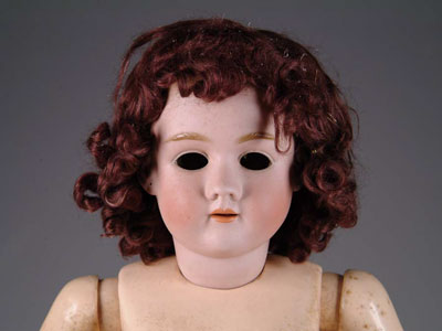 Appraisal: HANDWERK HALBIG DOLL Large German open-mouth doll on a fully