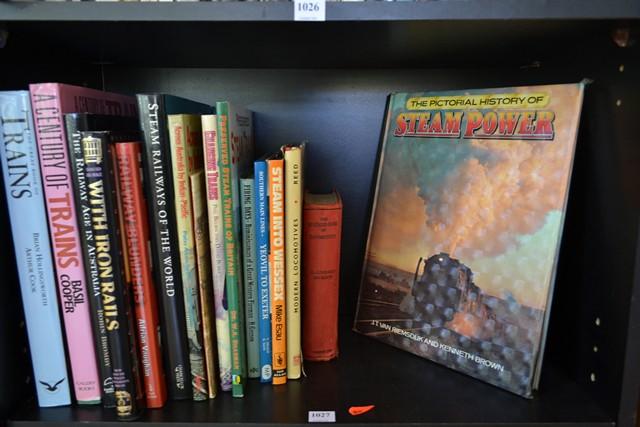 Appraisal: A SHELF OF TRAIN ENTHUSIAST'S REFERENCE BOOKS INCL 'CENTURY OF