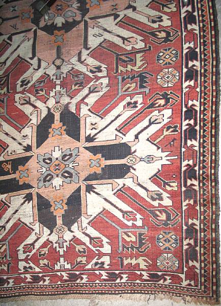 Appraisal: A Kazak carpet Caucasus size approximately ft x ft in