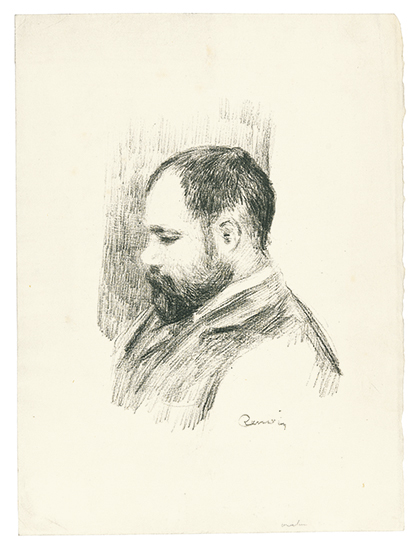 Appraisal: PIERRE-AUGUSTE RENOIR Ambroise Vollard Lithograph on Japan paper x mm