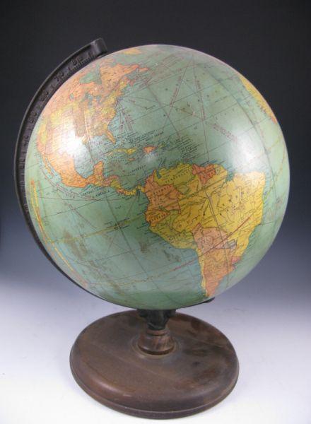 Appraisal: Terrestrial Desk Top Globe copyright George F Cram Company x