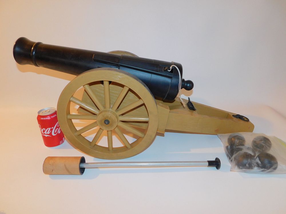 Appraisal: JOHNNY REB TOY CANNON BY REMCO Johnny Reb large toy