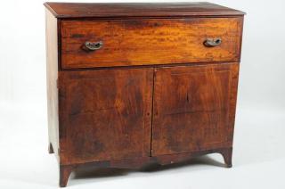 Appraisal: American Hepplewhite Butler's Cabinet American Hepplewhite butler's cabinet drop down