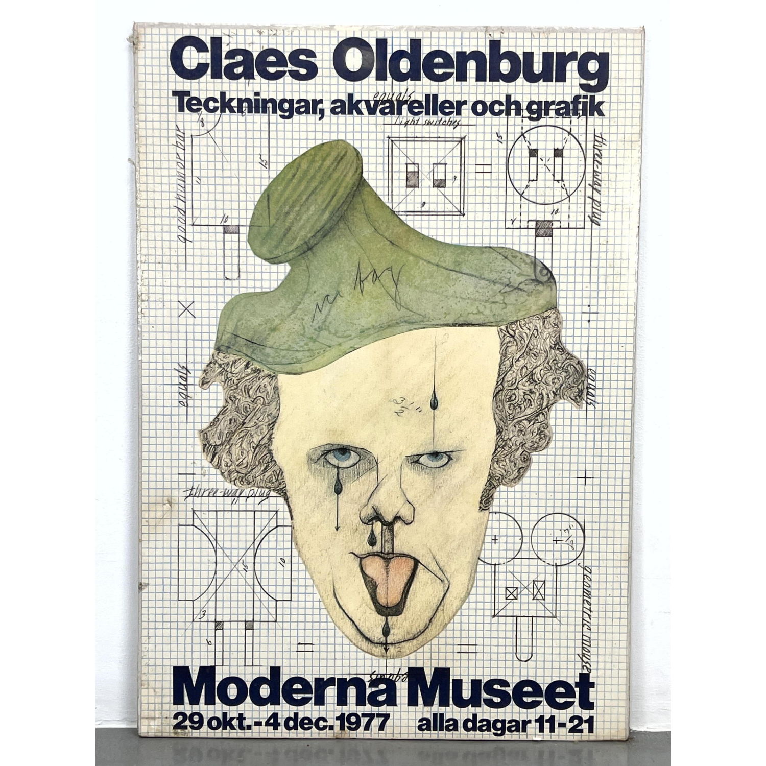 Appraisal: CLAES OLDENBURG Moderna Museet Poster Unframed Dimensions H inches W