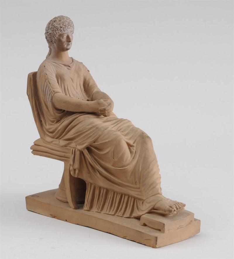 Appraisal: TERRACOTTA AFTER PORTRAIT STATUE OF AGRIPPINA x x in