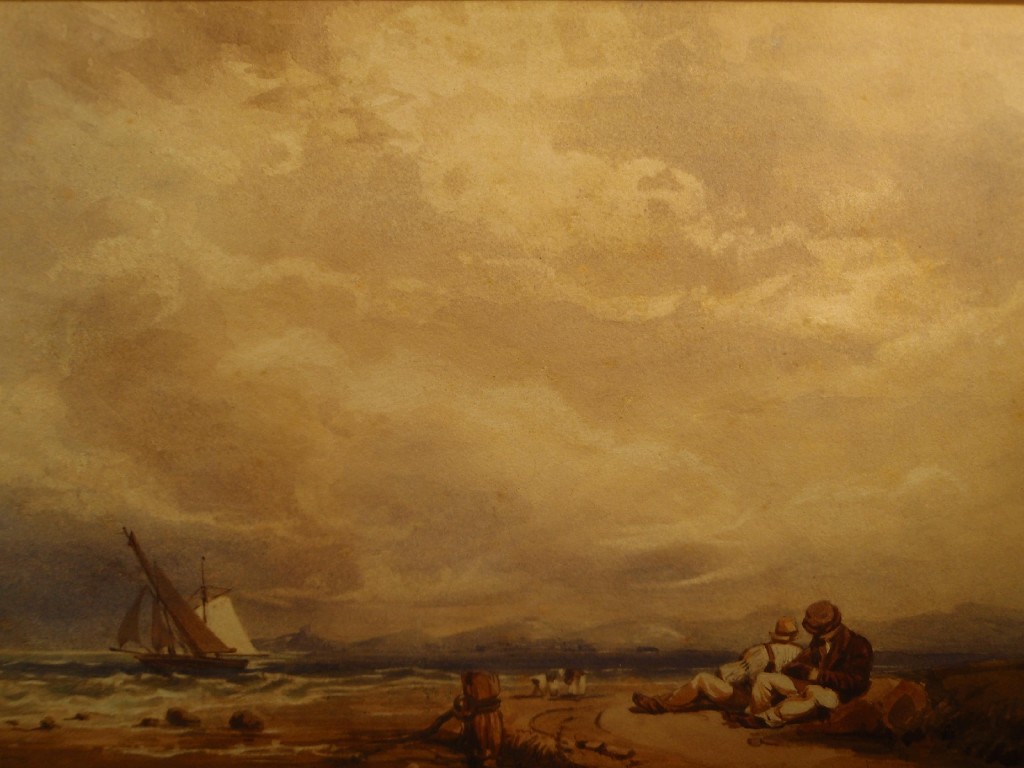 Appraisal: Manner of Peter de Wint Figures seated by the sea