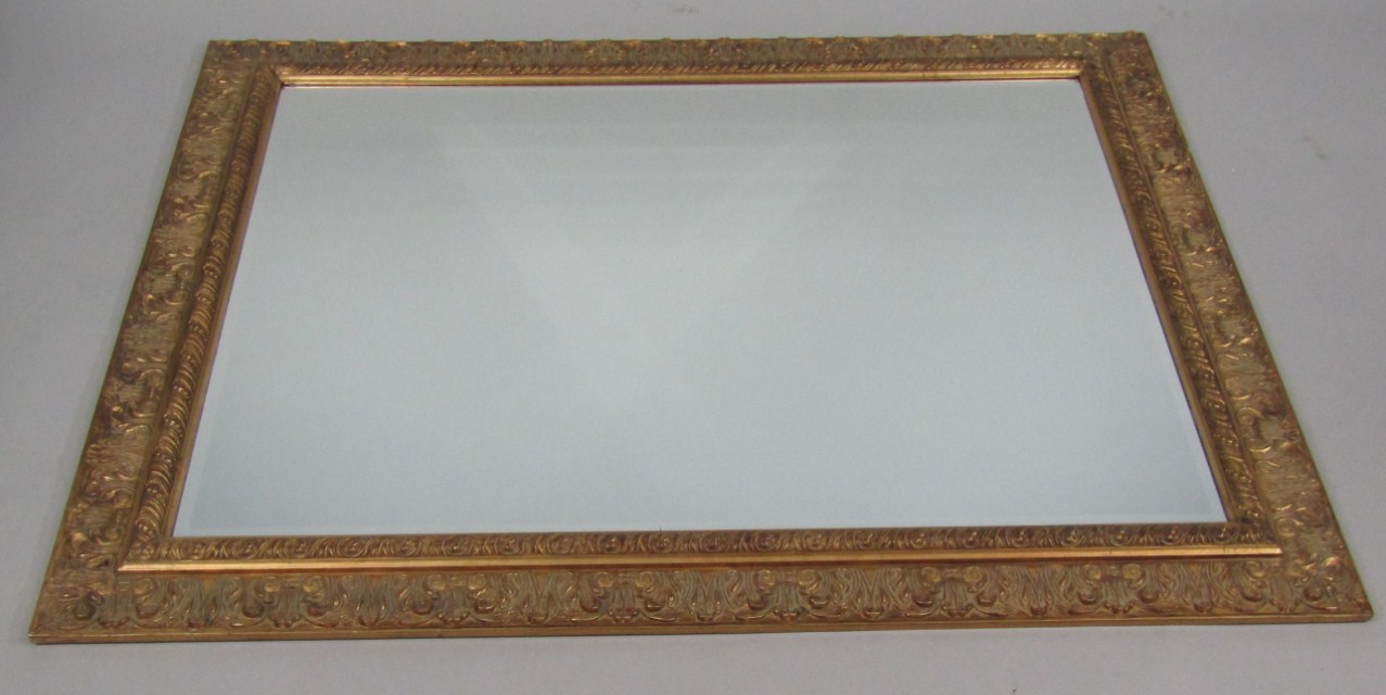 Appraisal: An early thC style mirror of large proportion with bevelled