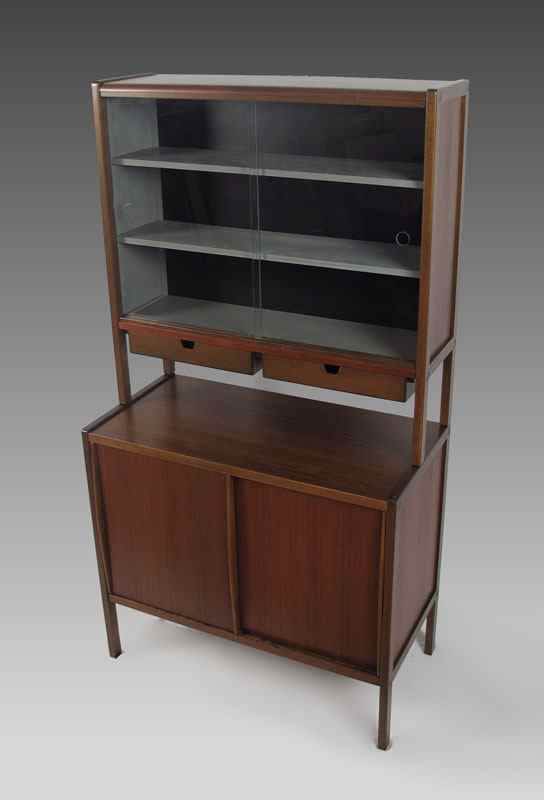 Appraisal: DUX SWEDISH MODERNE CHINA CABINET FOLKE OHHLSON Top with glass