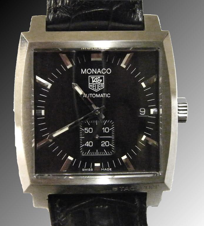 Appraisal: Tag Heuer Monaco automatic stainless steel gentleman's wristwatch the square