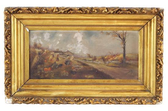 Appraisal: Belle Evelyn Hamilton Massachusetts - Autumn Harvest oil on board