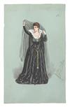 Appraisal: COSTUME B cke R obert L Group of watercolor and