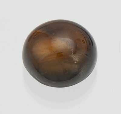 Appraisal: An Unmounted Brown Star Sapphire Cabochon UGL Report Cabochon cut