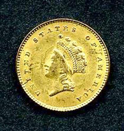 Appraisal: piece Gold Coin United States of America Indian Princess head