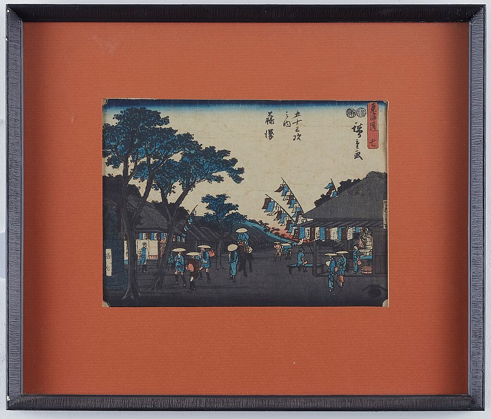 Appraisal: Grp Utagawa Hiroshige Japanese Woodblock Print Utagawa Hiroshige - Group