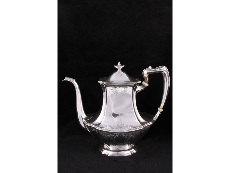 Appraisal: Gorham Sterling Silver Coffee Pot ca attractive neoclassical style coffee