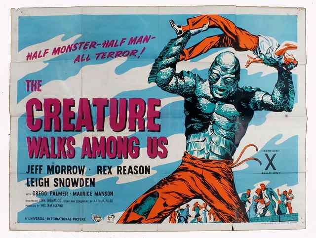 Appraisal: THE CREATURE WALKS AMONG US Universal International horror starring Jeff