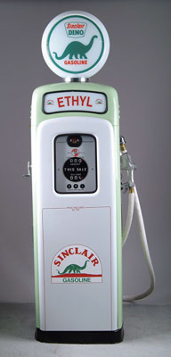 Appraisal: MARTIN AND SCHWARTZ SINCLAIR GAS PUMP Includes reproduction globe hose