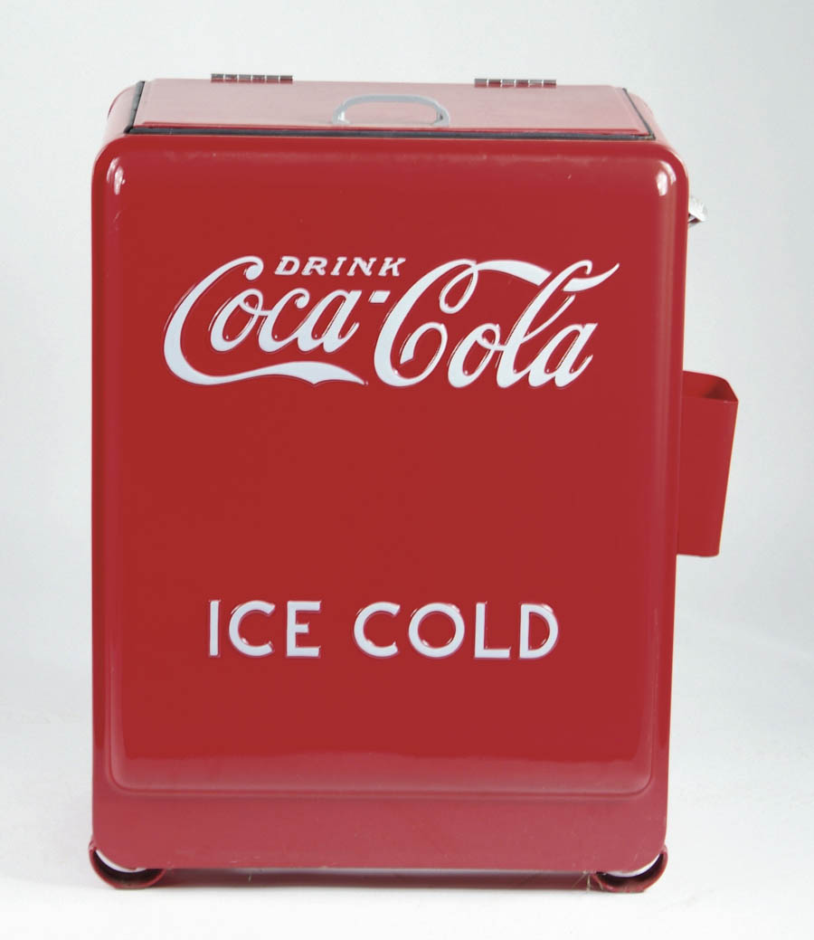 Appraisal: COCA-COLA WESTINGHOUSE JUNIOR SODA COOLER Embossed lettered hinged lid cooler