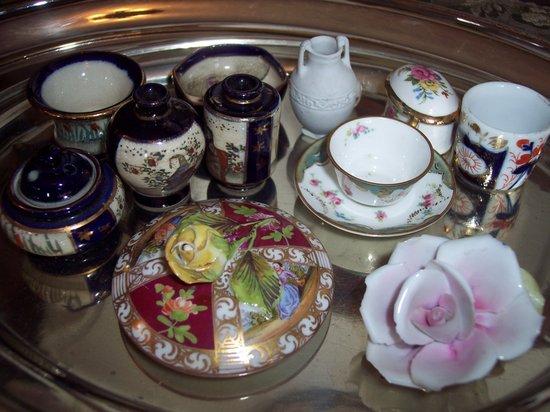 Appraisal: A small group of miniature ceramics including a Royal Crown