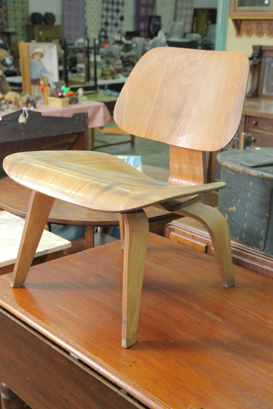 Appraisal: EAMES CHAIR Plywood and for Howard Miller retains original label