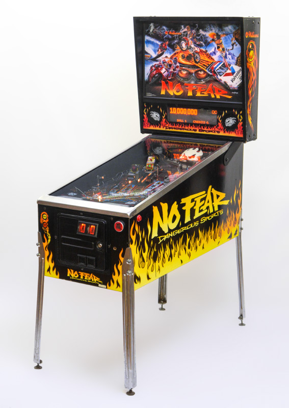 Appraisal: STEVE RITCHIE NO FEAR PINBALL MACHINE designed by Steve Richie