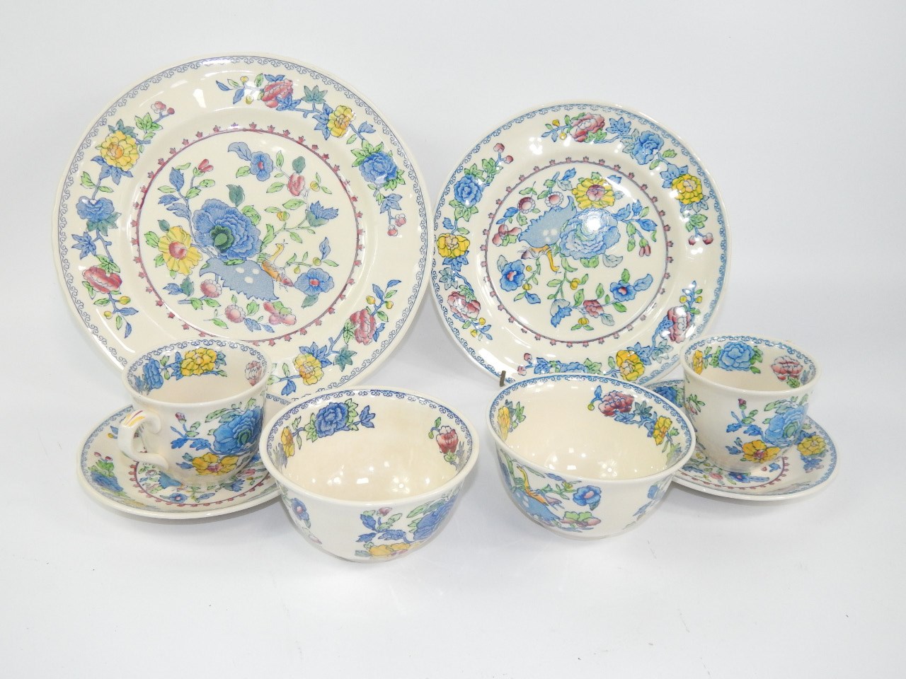 Appraisal: A Masons Ironstone part dinner service decorated in the Regency