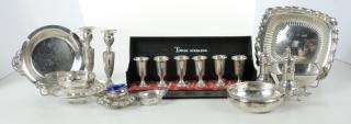 Appraisal: Pieces Sterling Hollowware American th century six weighted cordials with