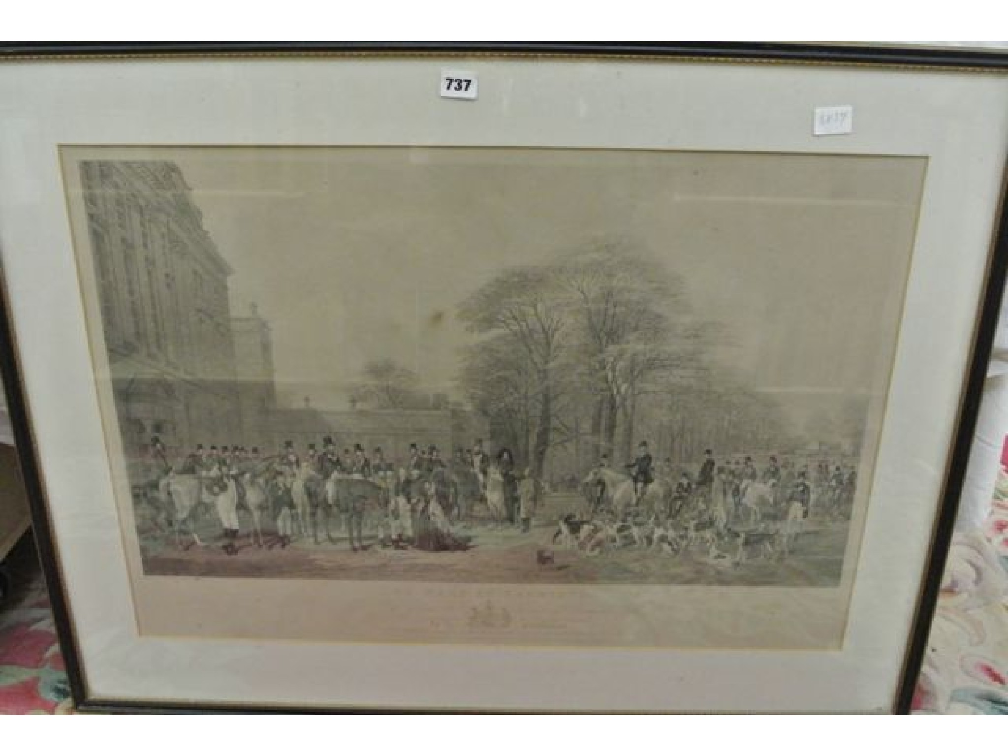 Appraisal: A th century black and white engraving after William and