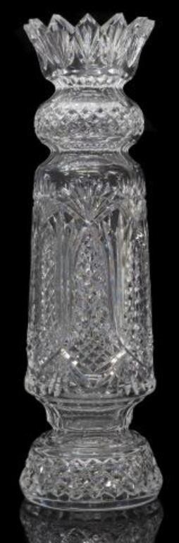 Appraisal: Large Waterford cut crystal flower vase from the Master Cutter