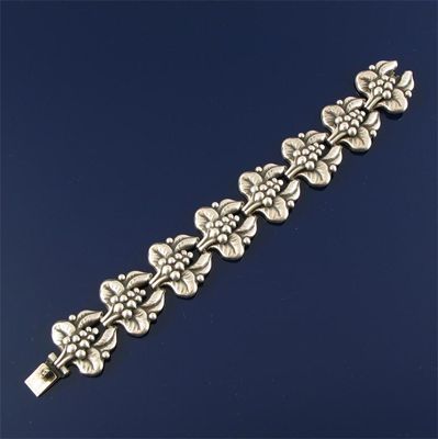 Appraisal: A th century Danish silver bracelet by Aage Albing -