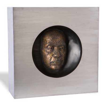 Appraisal: ED WILSON - Ralph Ellison Bronze and stainless steel -