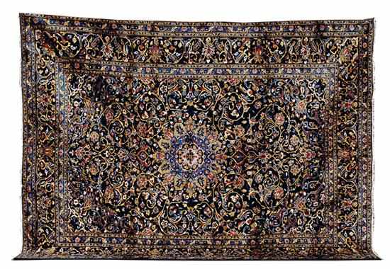 Appraisal: Kashan carpet ' '' x ' '' Back Inquiry Previous