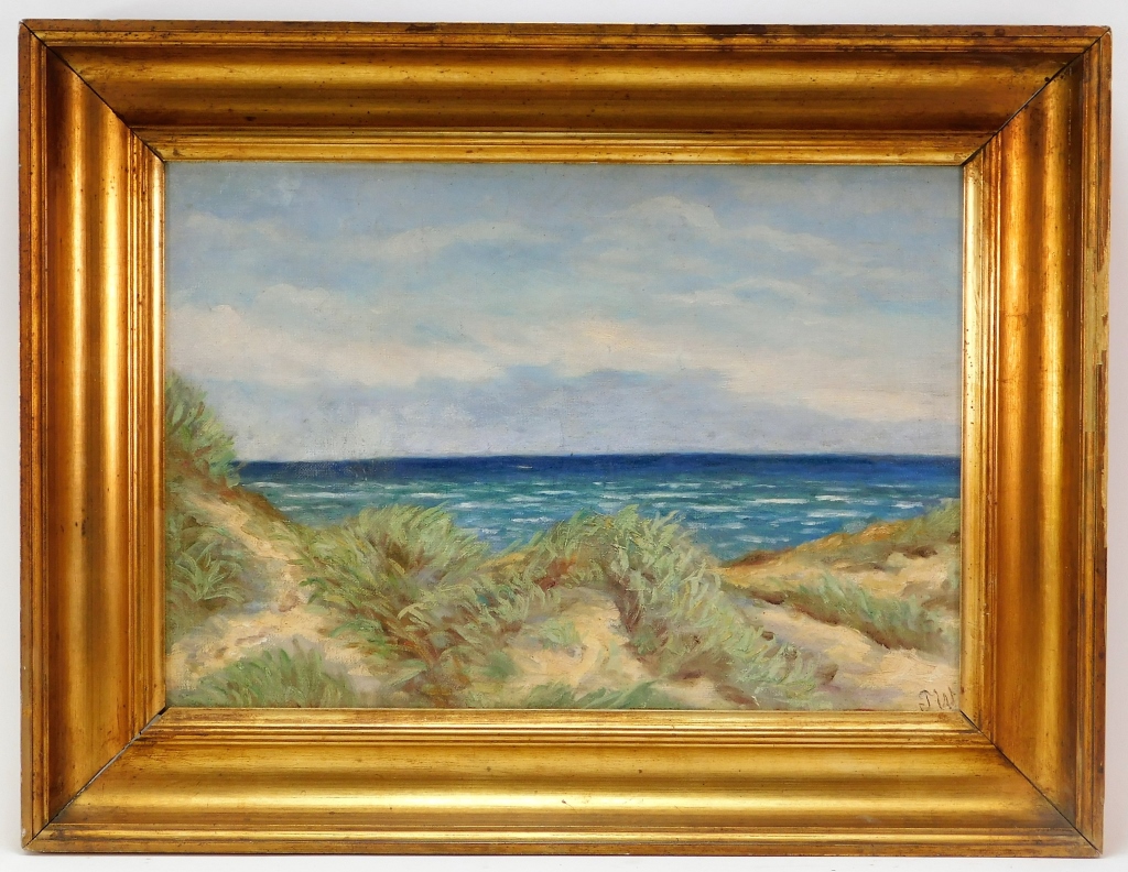 Appraisal: AMERICAN PLEIN AIR COASTAL BEACH O C PAINTING United States