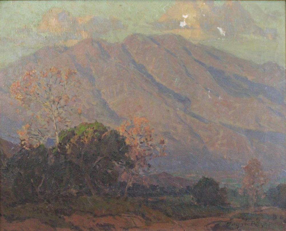 Appraisal: EDGAR PAYNE AMERICAN - SAN GABRIEL MOUNTAINS Oil on canvas